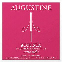 Augustine Acoustic Ph.Bronze EL 011-052 