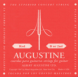 Augustine rot H 2 Einzelsaite  