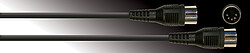 Midikabel 10 ft (ca. 3 m), schwarz  