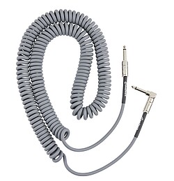 Fender® Contour Coil Kabel 9m Inca Silv. 