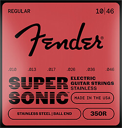 Fender® Supersonic 350R St.steel 010/046 