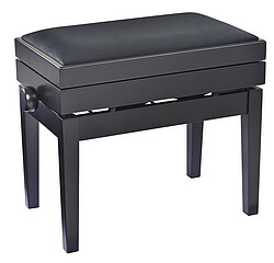 K & M 13955 Klavierbank/Fach bk matt Vel 