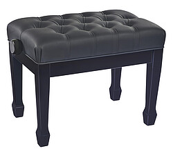 K & M 13982 Klavierbank Deluxe bk pol KL 
