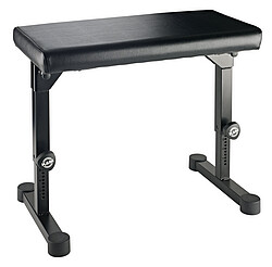 K & M 14087 Klavierbank schwarz Kunstl.  