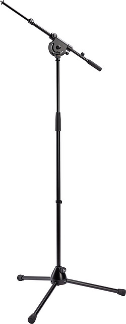 K & M 21010 Mikrofonstativ schwarz  