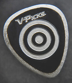 V-Pick Bullseye Pick smokey Ghost Rim  