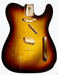 AP TBF-​3SB Body 3-​tone sunburst, alder  