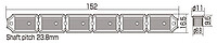 AP TK 7880-001 Mechaniken, 6l, staggered 