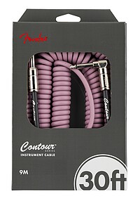 Fender® Contour Coil Kabel 9m Burgundy M 