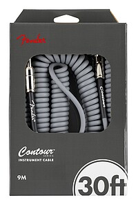 Fender® Contour Coil Kabel 9m Inca Silv. 