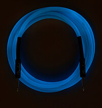 Fender® Glow in the dark Kabel blue 5,5m 