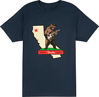 Fender® Rocks Cali T-​Shirt, Navy, S  