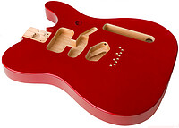 Fender T-​Body Deluxe Alder c. apple red  