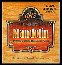 GHS A 240 Mandolin Ph. Bronze 009/​032 