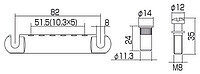 Gotoh GE-101Z-T Stop Tailpiece gold  