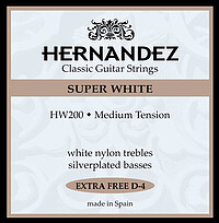 Hernandez Classic White, medium tension  
