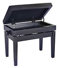 K & M 13956 Klavierbank/Fach bk matt KL  