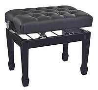 K & M 13982 Klavierbank Deluxe bk pol KL 