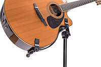 K & M 14766 A-Gitarrenspielständer, schw 