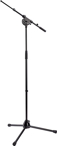 K & M 21010 Mikrofonstativ schwarz  