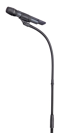 K & M 22260 Schwanenhals, 15cm, schwarz  