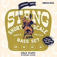 La Bella 760FGSMUS Stang gold fl 045/​105 