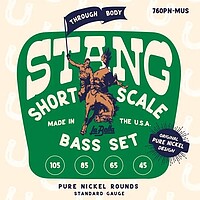 La Bella 760PNMUS Stang pure nic 045/​105 