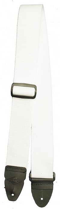LM Nylon Gitarrengurt weiß  