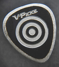 V-​Pick Bullseye Pick smokey Ghost Rim  
