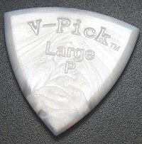 V-​Pick Large Pointed Pearly Gates Pick  